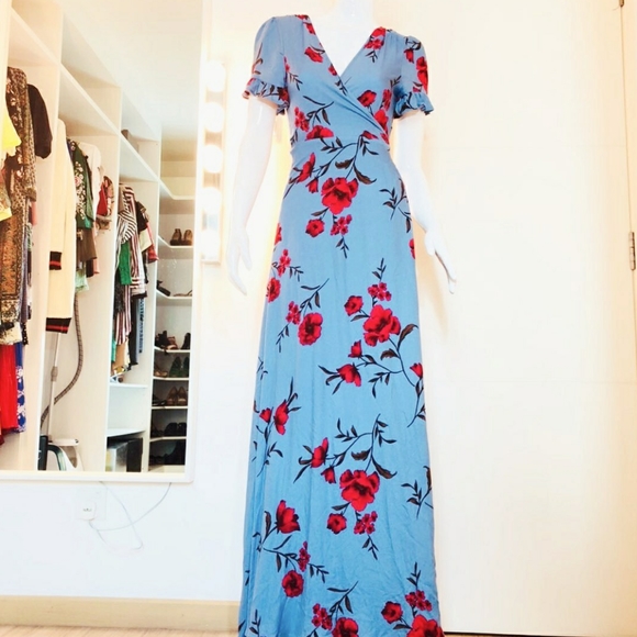 blue grad dresses